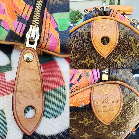 Authentic Louis Vuitton Limited Edition Stephen Sprouse Roses Speedy 30 - Picture 11 of 16